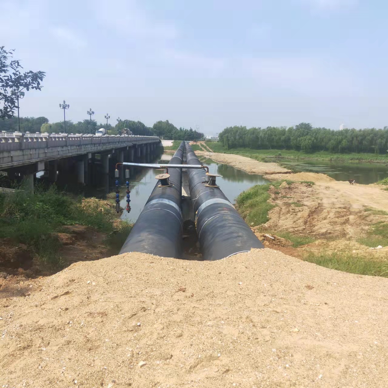 莞城街道输油管道清洗